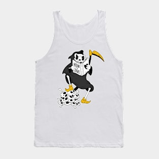 Grim Reaper Reading Tank Top